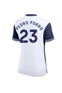 Fotbalové Dres Tottenham Hotspur Pedro Porro #23 Dámské Domácí Oblečení 2024-25 Krátký Rukáv